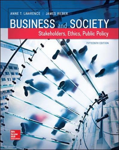 Business and Society: Stakeholders, Ethics, Public Policy (Irwin Accounting)