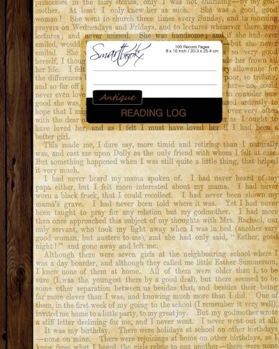 Reading Log: Gifts for Book Lovers / Reading Journal [ Softback * Large (8" x 10") * Antique Paper * 100 Spacious Record Pages & More... ] (Reading Logs & Journals)
