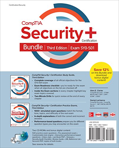 CompTIA Security+ Certification Bundle, Third Edition (Exam SY0-501)