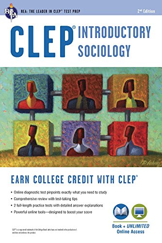 CLEP® Introductory Sociology Book + Online (CLEP Test Preparation)
