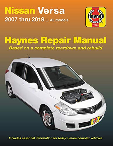Nissan Versa for Versa (2007-2019) Haynes Repair Manual (USA)