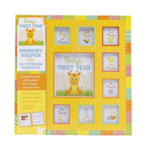 Baby's First Year Memory Keeper with 24 Storage Pockets