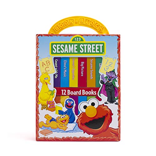 Sesame Street - My First Library Board Book Block 12-Book Set - PI Kids