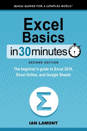 Excel Basics In 30 Minutes (2nd Edition): The quick guide to Microsoft Excel and Google Sheets