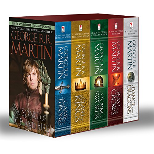 A Game of Thrones / A Clash of Kings / A Storm of Swords / A Feast of Crows / A Dance with Dragons 